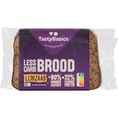 Tastybasics Less carb brood lijnzaad