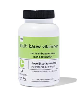 HEMA Multivitamine kauwtabletten 60 stuks