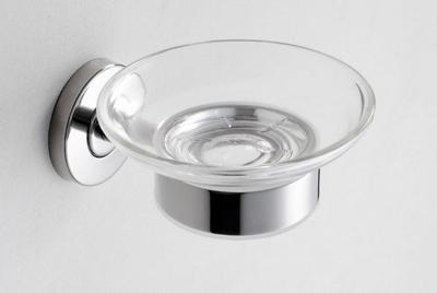 Wiesbaden 304-zeepschaalhouder met glas RVS Wiesbaden 304-zeepschaalhouder met glas RVS