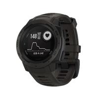 Silicone polsbandje voor vervanging voor het Instinct van de Garmin 22mm (zwart)