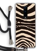 Arizona Zebra: OnePlus 8 Transparant Hoesje met koord - thumbnail