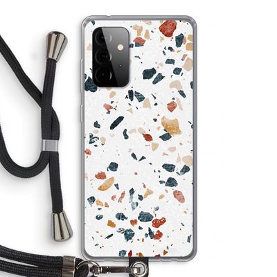 Terrazzo N°4: Samsung Galaxy A72 5G Transparant Hoesje met koord