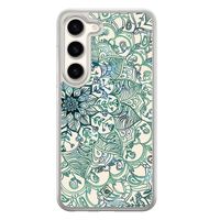 Samsung Galaxy S23 hybride hoesje - Mandala blauw
