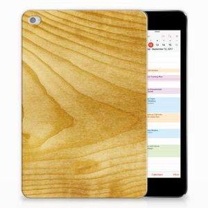 Apple iPad Mini 4 | Mini 5 (2019) Silicone Tablet Hoes Licht Hout