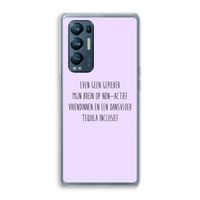 Tequila: Oppo Find X3 Neo Transparant Hoesje