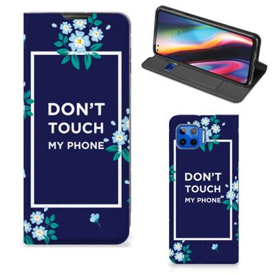 Motorola Moto G 5G Plus Design Case Flowers Blue DTMP Motorola Moto G 5G Plus Design Case Flowers Blue DTMP