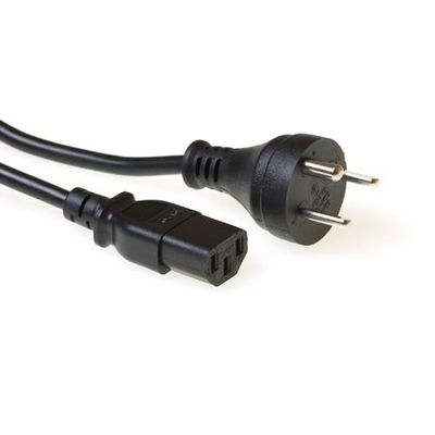 ACT AK5064 230V Stroomkabel Deense stekker/C13 - 2,5 meter