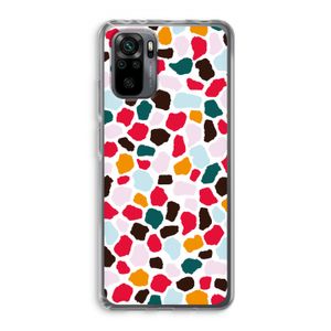 Colored Giraffe: Xiaomi Redmi Note 10 Pro Transparant Hoesje