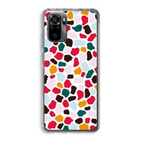Colored Giraffe: Xiaomi Redmi Note 10 Pro Transparant Hoesje