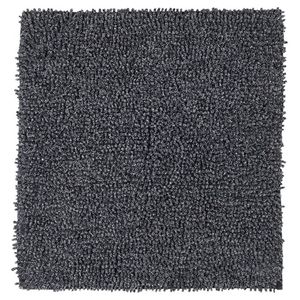 Bidetmat Sealskin Misto Chenille Katoen 60x60 cm Zwart