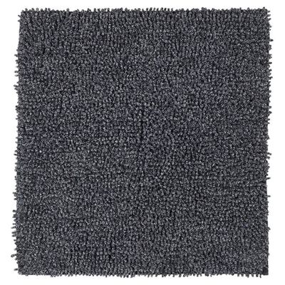 Bidetmat Sealskin Misto Chenille Katoen 60x60 cm Zwart