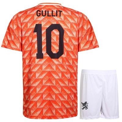 EK 88 Voetbaltenue Gullit - Nederlands Elftal - Oranje - Kind en Volwassenen