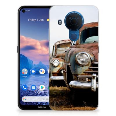 Nokia 5.4 | Siliconen hoesje | met foto Vintage Auto
