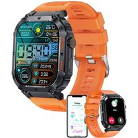 Denver SWC-191O smartwatch / sport watch 4,98 cm (1.96") IPS Digitaal 320 x 386 Pixels Touchscreen Zwart - thumbnail