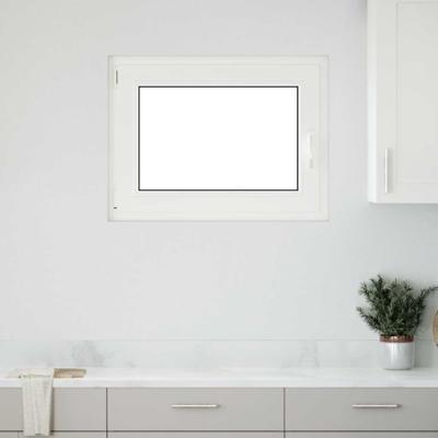 Kelderraam "RISOR" 90x60 cm draaikiep-1/2 DIN links antraciet