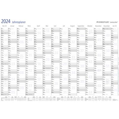 Staedtler Lumocolor 641 YP Muurkalender Duits DIN A1 14 maanden / 1 kant 1 stuk(s)