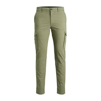 JACK & JONES JEANS INTELLIGENCE slim fit chino Marco Pratt groen JACK & JONES JEANS INTELLIGENCE slim fit chino Marco Pratt groen