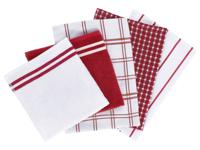 W5 Keukendoeken set (Rood) W5 Keukendoeken set (Rood)