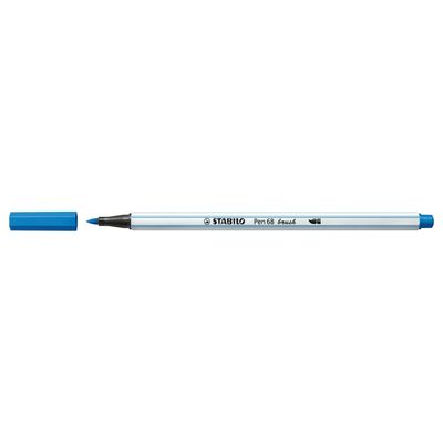 Stabilo pen 68 brush 41 - donkerblauw