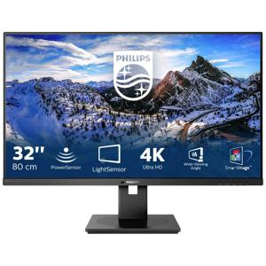 Philips Monitore 328B1/00 LED-monitor Energielabel G (A - G) 60.5 cm (23.8 inch) 3840 x 2160 Pixel 16:9 4 ms HDMI, DisplayPort, USB-C IPS LCD