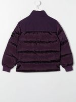 Stone Island Junior doudoune à patch logo - Violet