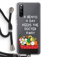 Bento a day: Sony Sony Xperia 10 III Transparant Hoesje met koord