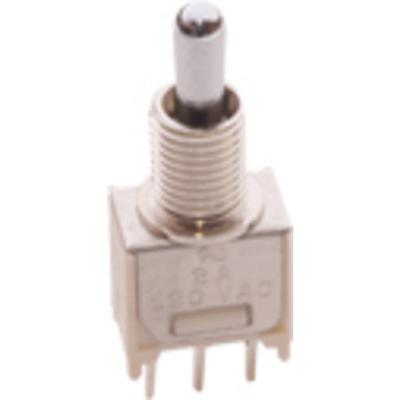 C & K Switches T201MYZQE Tuimelschakelaar 120 V/AC, 28 V/DC 3 A 2x aan/aan 1 stuk(s) Bulk