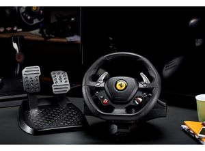 Thrustmaster T80 Ferrari 488 GTB Edition Zwart Stuurwiel + pedalen Digitaal PC, PlayStation 4, PlayStation 5