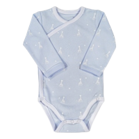 Sophie de Giraf - babyromper blauw - thumbnail