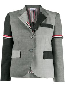 Thom Browne blazer Fun-Mix à design à empiècements - Gris