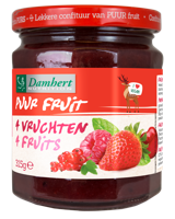 Damhert Puur Fruit Confituur 4 Vruchten