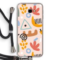 Abstract: Samsung Galaxy J4 Plus Transparant Hoesje met koord