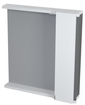 Spiegelkast met LED Licht Sapho Pulse 75x80x17 cm Rechts Wit