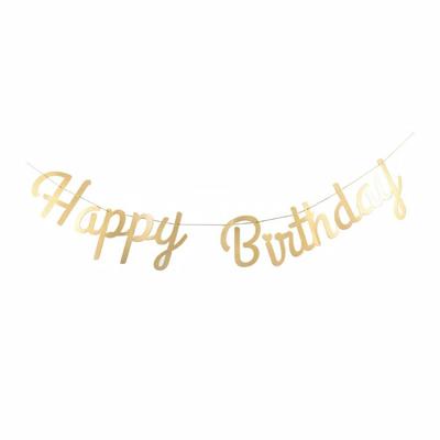 Happy Birthday slinger (Goud)