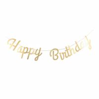 Happy Birthday slinger (Goud)