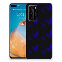 Huawei P40 TPU bumper Vlinder Patroon