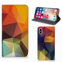 Apple iPhone Xs Max Stand Case Polygon Color