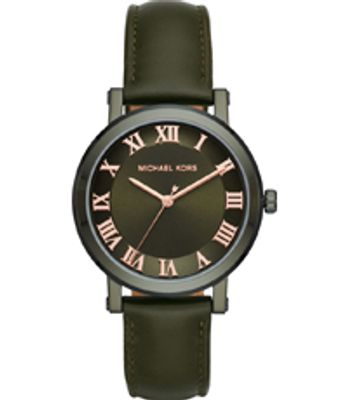 Horlogeband Michael Kors MK2701 Leder Groen 18mm