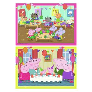 Ravensburger Legpuzzel peppa pig, 2x12 st.