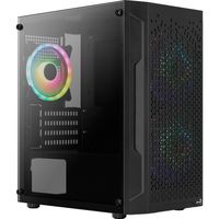 Aerocool Trinity Mini v3 tower behuizing USB-A 2.0, 2x USB-A 3.2 (5 Gbit/s), 2x Audio, Window-kit - thumbnail