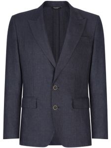 Dolce & Gabbana veste Sicilia en lin - Bleu