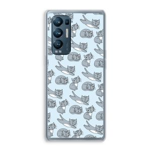 Poezen: Oppo Find X3 Neo Transparant Hoesje