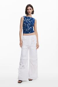 Mouwloos T-shirt druppels Tyler McGillivary - BLUE - L