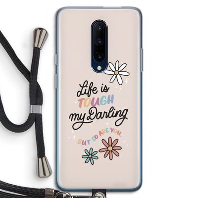 Tough Life: OnePlus 7 Pro Transparant Hoesje met koord