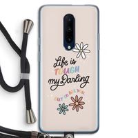 Tough Life: OnePlus 7 Pro Transparant Hoesje met koord