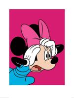 Kunstdruk Minnie Mouse - Shocked 60x80cm