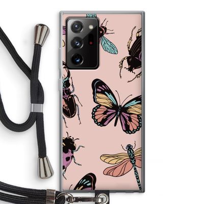 Tiny Bugs: Samsung Galaxy Note 20 Ultra / Note 20 Ultra 5G Transparant Hoesje met koord