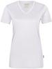 Hakro 187 Women's V-neck shirt COOLMAX® - White - 3XL