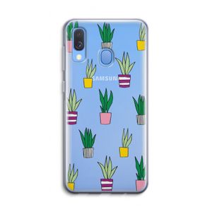 Sanseveria: Samsung Galaxy A40 Transparant Hoesje