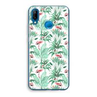 Flamingo bladeren: Huawei P20 Lite Transparant Hoesje